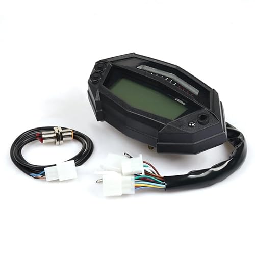 Motorrad Drehzahlmesser Motorrad Tachometer Stunde Meter Digitale Getriebe Anzeige 7 Farben Teile Universal Für Z1000 Motorrad Drehzahlmesser Motorrad Tachometer Stunde Meter Digitale Getriebe Anzeige 7 Farben Teile Universal Für Z1000 von MHTGD