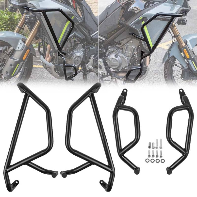 Motorradstoßstange Für CF&MO&to 450 MT 450-MT 2024 Crash Bar Autobahn Motor Schutz Stoßstange Fallen Schutz Körper Rahmen Motorrad Zubehör von MHTGD