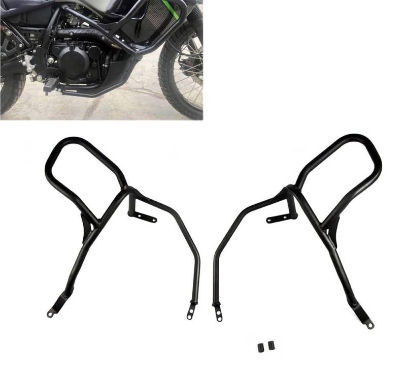 Motorradstoßstange Für KLR650 KLR 650 KL650E 1987-2023 Motorradmotorschutz Stoßfänger Stunt Käfig Heckseiten-Crash-Stangen-Frame-Protektor von MHTGD