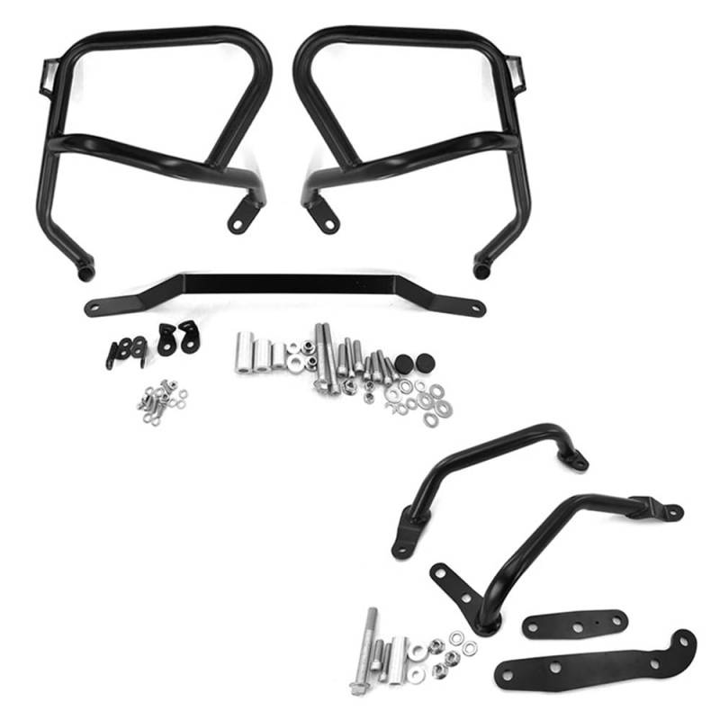 Motorradstoßstange Motorrad Crash Bar Motor Schutz Rahmen Protector Fallen Schutz Für Für Multistrada V4 V4S 2020 2021 2022 2023 2024 von MHTGD