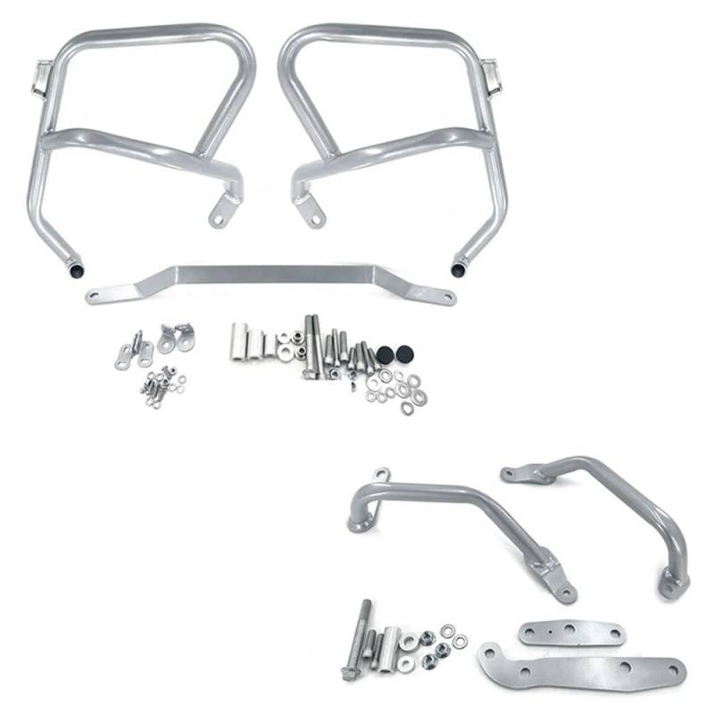 Motorradstoßstange Motorrad Crash Bar Motor Schutz Rahmen Protector Fallen Schutz Für Für Multistrada V4 V4S 2020 2021 2022 2023 2024 von MHTGD