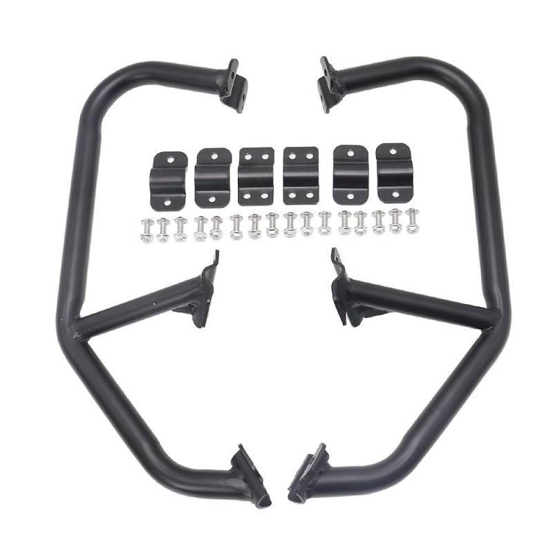 Motorradstoßstange Motorrad Schwarz Stoßstange Motor Schutz Crash Bars Für P&an Am&Erica 1250 RA1250 S ADV 2020 2021 2022 Stoßstange Stunt Käfig Schutz von MHTGD