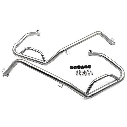 Motorradstoßstange Motorrad-Stoßfänger-Wächter-Crash Stunt Cage Crash Stangenmotorenrahmenschutz für XADV750 X-ADV750 2021-2024 von MHTGD