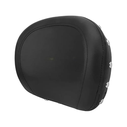 Passenger Backrest Pad Motorrad PU PU Pad Rückenlehne Kissen Pad Motorrad Sitz Abdeckung Pad Für Für Chopper Für Touring Cruiser Custom Beifahrerrückenpolster von MHTGD