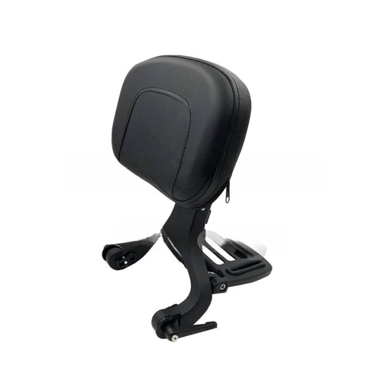 Passenger Backrest Pad Motorrad-Rückenlehne Mehrzweck-Fahrer- und Beifahrer-Rückenlehne mit klappbarem Gepäckträger für Ve&spa GTS 300 Beifahrerrückenpolster von MHTGD