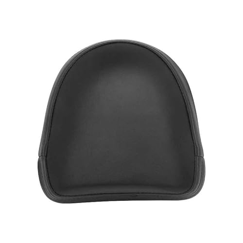 Passenger Backrest Pad Motorrad-Rückenlehne schwarzes Sitzkissenpolster für Chopper universelles Kunstleder Beifahrerrückenpolster von MHTGD