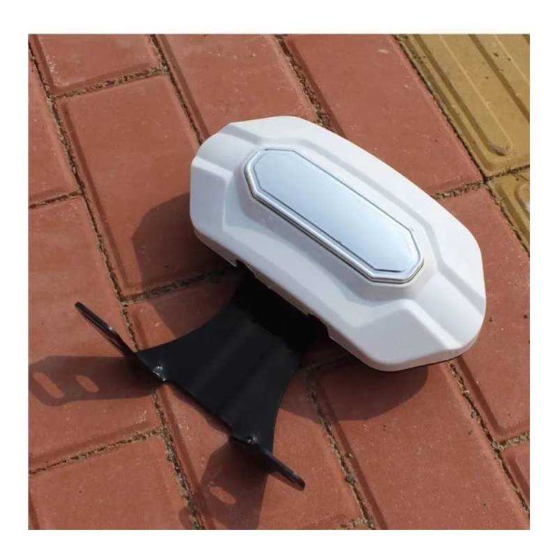Passenger Backrest Pad Universal Motorrad Fahrer Rückenlehne Edelstahl Rückenlehne Pad Beifahrer Sitzkissen Motorrad Teile Zubehör Beifahrerrückenpolster von MHTGD