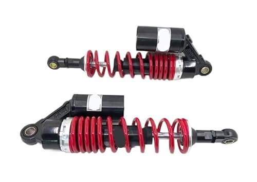 Rear Shock Absorber 13,5 "340mm Par Luftfederung Motorrad Stoßdämpfer Für Für gs500 cb400 Quad Für ATV Schwarz + rot Rear Shock Absorber 13,5 "340mm Par Luftfederung Motorrad Stoßdämpfer Für Für gs500 cb400 Quad Für ATV Schwarz + rot von MHTGD