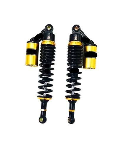 Rear Shock Absorber 340 mm 8 mm Feder-Motorrad-Stoßdämpfer für ZL1000 für für VMAX für V-MAX 1200 R100 R75/5, 2 Stück Rear Shock Absorber 340 mm 8 mm Feder-Motorrad-Stoßdämpfer für ZL1000 für für VMAX für V-MAX 1200 R100 R75/5, 2 Stück von MHTGD