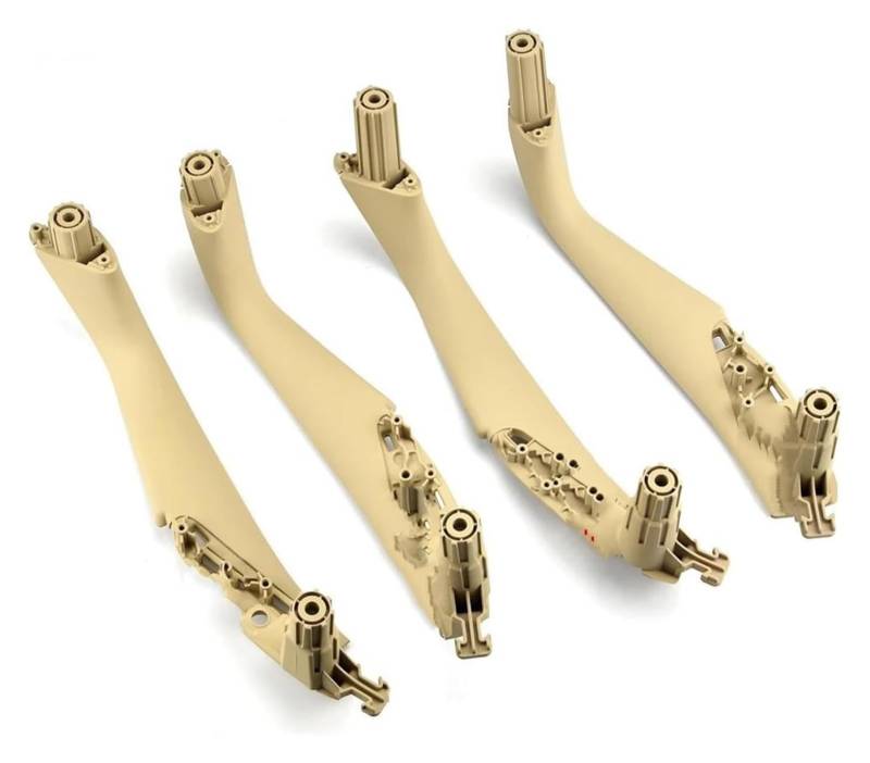 Autoverkleidung Für BM&W Für 5 Serie Für G30 Für G31 Für G38 Für F90 Auto Innentür Kohlefaserverkleidung Fensterschalter Panel Griff(Beige Set) von MIAOLISI