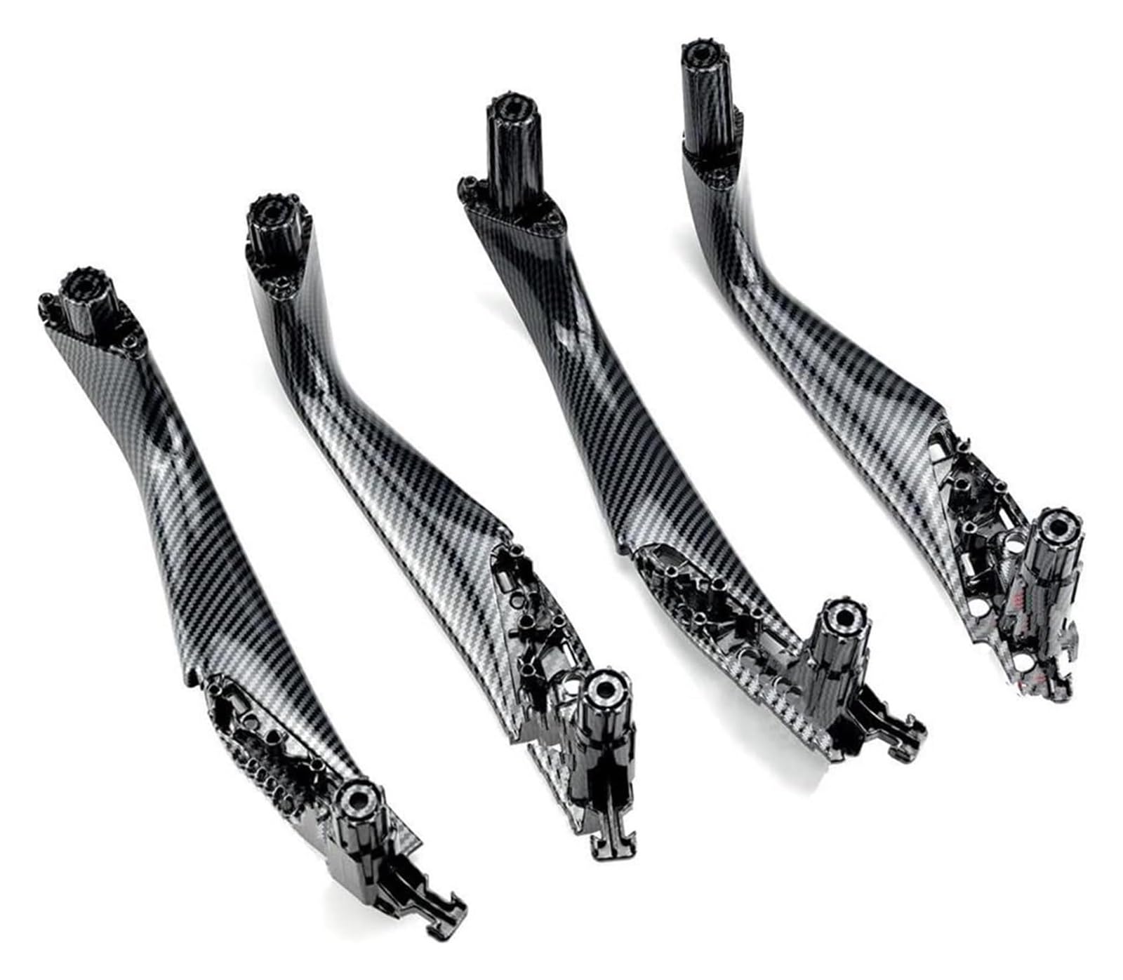 Autoverkleidung Für BM&W Für 5 Serie Für G30 Für G31 Für G38 Für F90 Auto Innentür Kohlefaserverkleidung Fensterschalter Panel Griff(Carbon Fiber Set) von MIAOLISI