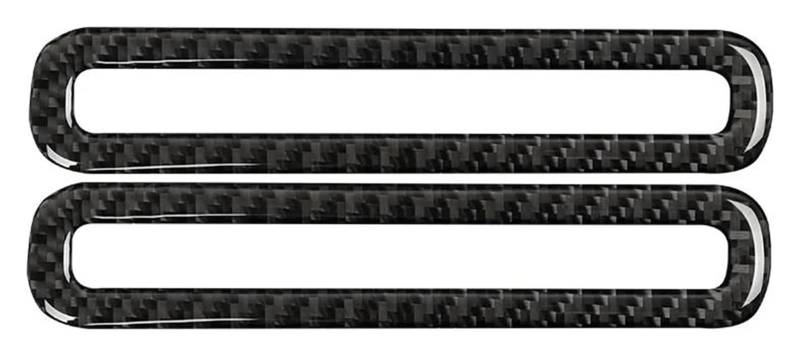 Autoverkleidung Für Mustang GT 2015-2021 Kohlefaser Auto Seitentür Defogger Air Vent Outlet Rahmen Aufkleber Innenverkleidung Dekoration Panel von MIAOLISI