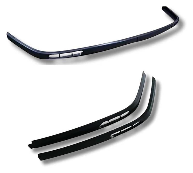 Frontspoiler Für Autos Für Peugeot 106 2 Pcs Body Kit Spoiler Lip Set Splitter Diffusor ABS Kunststoff Professionelle Tuning Auto Front Stoßstange von MIAOLISI