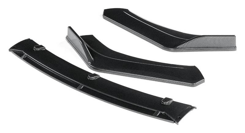 Frontspoiler Für Autos Für VW Für Golf 5 Für GTI 2003-2008 5 Lip Carbon Fiber Splitter Spoiler Set Kinn Body Kit Auto Vorderen Stoßfänger von MIAOLISI