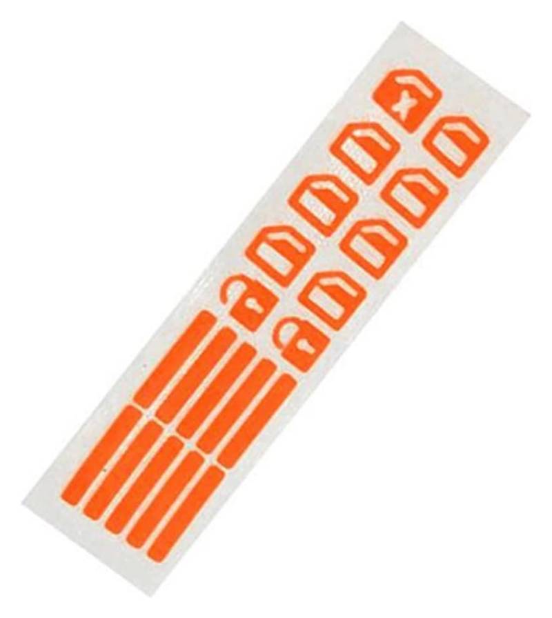 Für B&ENZ Für BM&W Für T&oyota Lifter Button Auto Leuchtender Türaufkleber Windows Control Pane Reflektierende Aufkleber Schalter Autoverkleidung von MIAOLISI