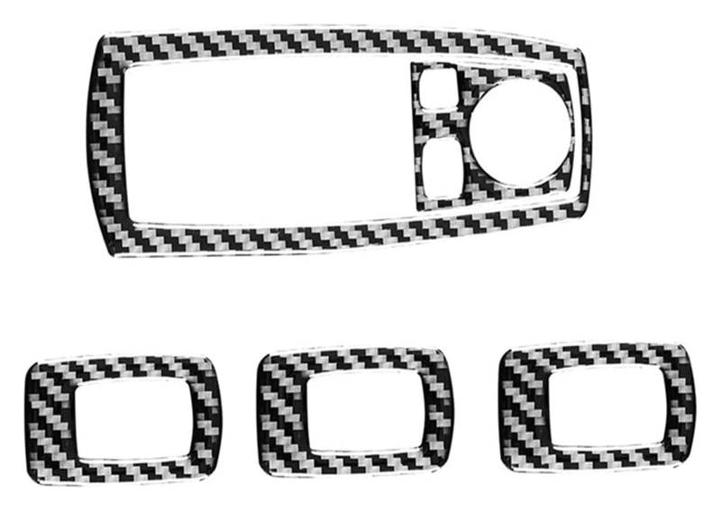 Für BM&W X3 E83 2006-2010 Autofenster Weiche Kohlefaser Schalter Panel Dekorative Abdeckung Trim Aufkleber Heber Knopf Autoverkleidung von MIAOLISI