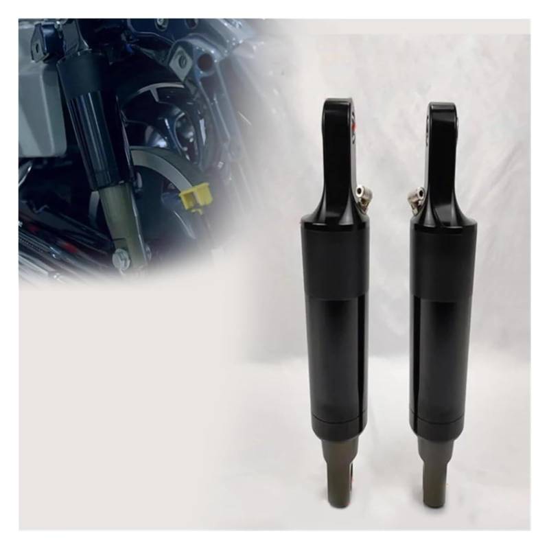 Für H&Arley Für Gliding 1994-2021 Motorradfederung Feder Hinterer Stoßdämpfer Luftfederung Hintere Airbox Ist Motorrad Stoßdämpfer Frühling Luft(Black 3) von MIAOLISI