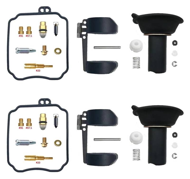 Für HYOSUNG GV250 GT250 GT250R Motorrad Carb Float Membran Assy Wiederaufbau Membran Float Teile Rebuild Kits Vergaser Membran Reparatursatz von MIAOLISI