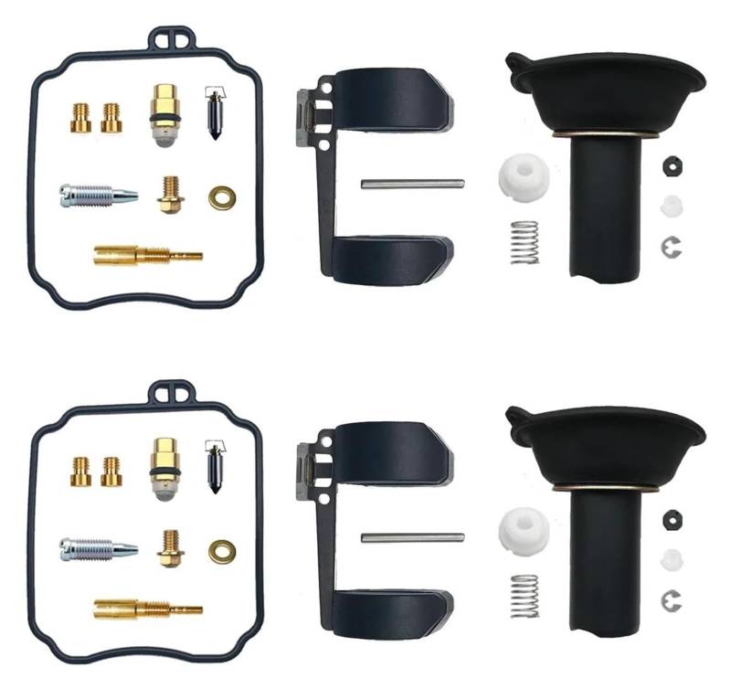 Für HYOSUNG GV250 GT250 GT250R Motorrad Schwimmermembran Assy Wiederaufbau Teile Carb Rebuild Kits Vergaser Membran Reparatursatz(Set 1) von MIAOLISI