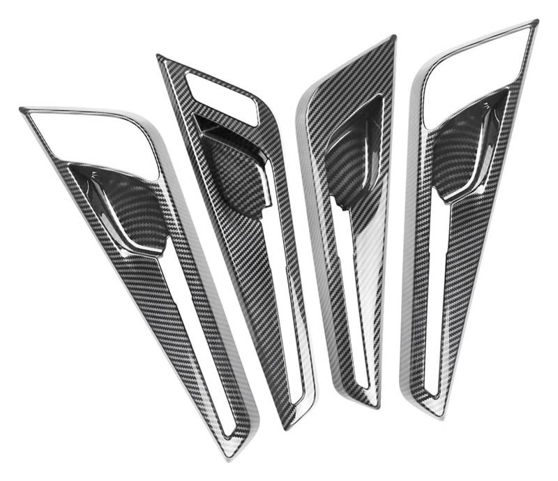Für KIA EV6 2021 2022 LHD Innenleisten Innentürgriff Panel Dekoration Abdeckung Trim Zubehör Auto 4Pcs Autoverkleidung von MIAOLISI