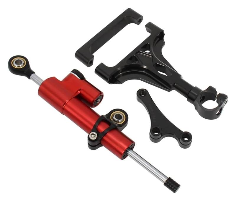 Für Kawa&saki Z1000 Z750 2003-2009 Motorrad-Hinterrad-Stoßdämpfer Einstellbare Lenkstabilisierung Stoßdämpferhalterung Montagehalterung Motorrad Lenkungsdämpfer von MIAOLISI