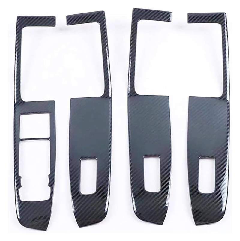 Für Kuga Für Escape 2020-2024 Carbon Innenausstattung Autotür Armlehne Fensterheber Schalter Knopf Panel Abdeckung Verkleidung Autoverkleidung von MIAOLISI