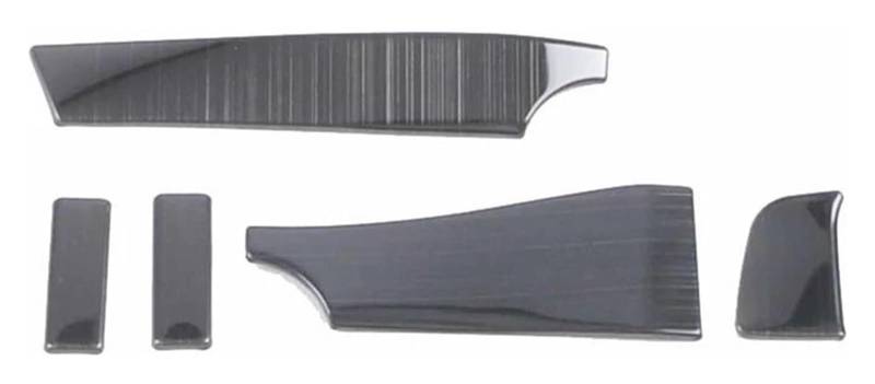 Für Mazda CX-30 CX30 2020 2021 2022 2023 Autozubehör Styling LHD Stahl Schwarz Innen Mittelfeld Center Control Abdeckung Trim Autoverkleidung(Black) von MIAOLISI
