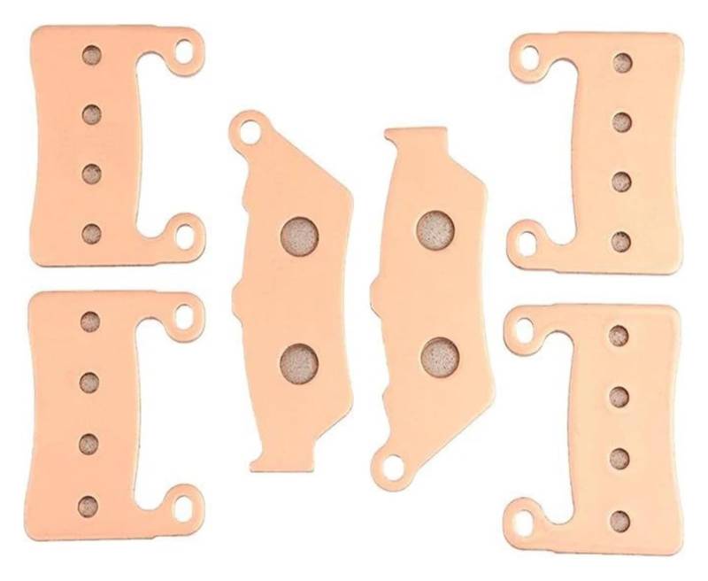 Für R1250GS R1250R R1250RT R1250 GS R RT Motorrad Metall Gesinterte Kupfer Vorne Hinten Disc Bremsbeläge Bremsbeläge Vorne Und Hinten(6 PCS) von MIAOLISI