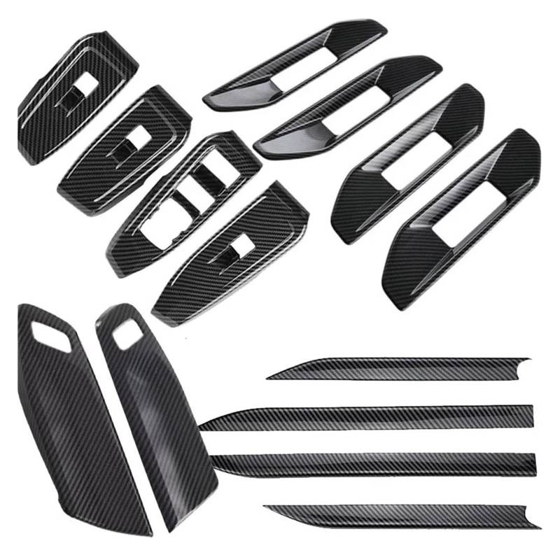 Für Ranger T9 2023 2024 Autoseitentür Innenabdeckung Verkleidung Dekoration Autozubehör Innengriff Autoverkleidung(All) von MIAOLISI