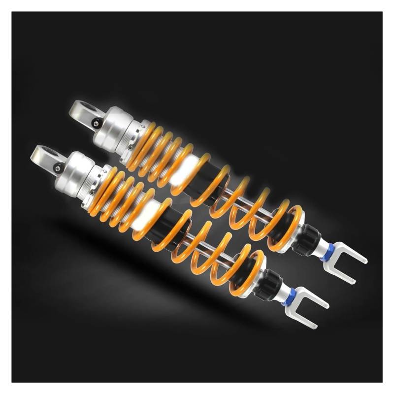 Für Silber Für Wing 600 2002-2007 425mm Motorrad-Hinterrad-Stoßdämpfer Einstellbarer Ersatz Der Hinteren Luftfederung Motorrad Stoßdämpfer Frühling Luft von MIAOLISI