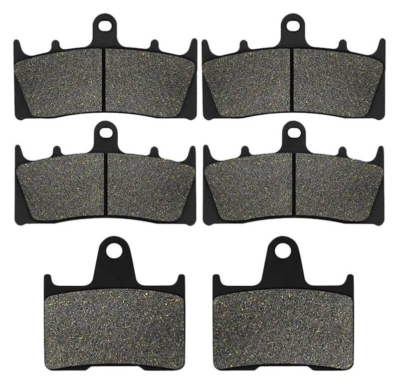 Für Suzuki GSXR 1000 GSXR1000 K1/K2 2001 2002 Für GSX 1400 GSX1400 2001-2007 Motorrad Vorne Und Hinten Disc Bremsbeläge Bremsbeläge Vorne Und Hinten(Front and Rear) von MIAOLISI