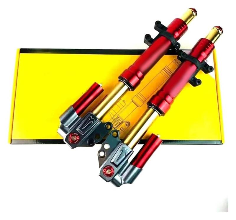 Für Y&amaha Für Cygnus-X BWS RSZ Jog Universal 27/30/33 Kern 400mm Motorrad-Hinterradstoßdämpfer Umgekehrte Front Motorrad Stoßdämpfer Frühling Luft von MIAOLISI