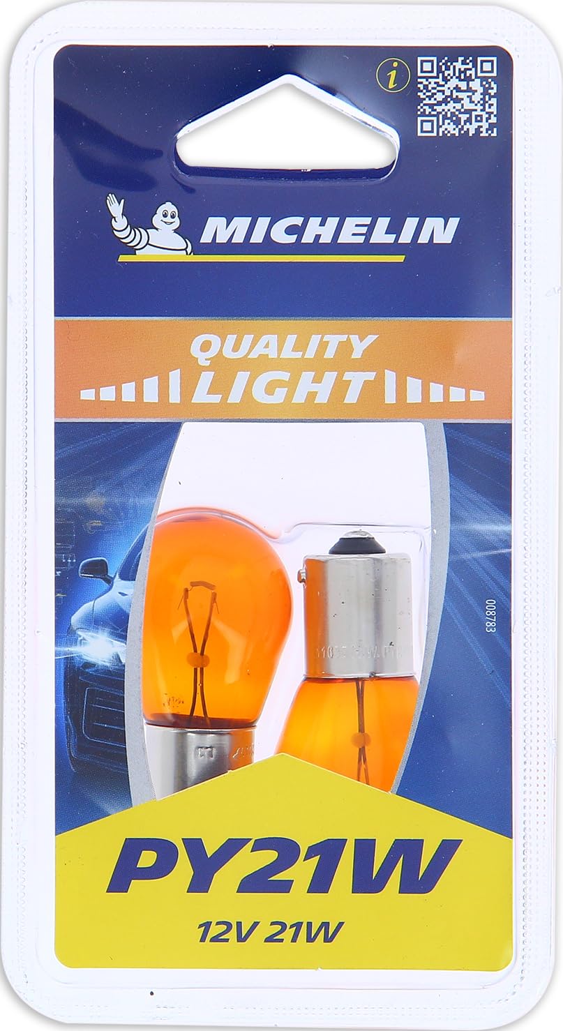 MICHELIN 008781 2 Leuchtmittel P21 / 5 W 12 V – Nachtlicht, Bremslicht, Rücklicht von MICHELIN