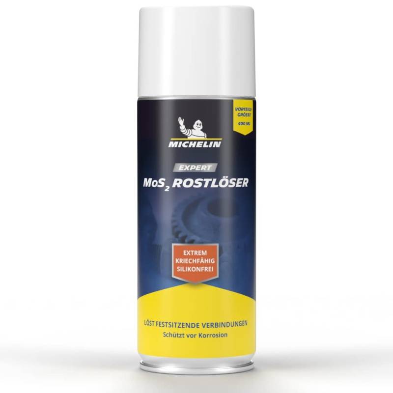 MICHELIN EXPERT Rostlöser Spray MoS2 | Extrem Kriechfähig und Silikonfrei | 400ml, 1 Stück, Blau von MICHELIN