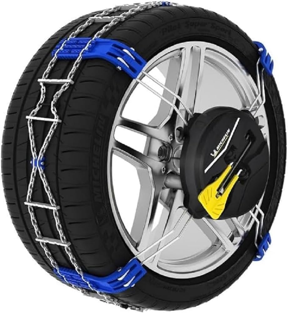MICHELIN FAST GRIP Schneekette 170 | Mit Schnell-Befestigungssystem | Front Schneeketten |Einfache Montage, maximale Traktion | 1 Paar MICHELIN FAST GRIP Schneekette 170 | Mit Schnell-Befestigungssystem | Front Schneeketten |Einfache Montage, maximale Traktion | 1 Paar von MICHELIN
