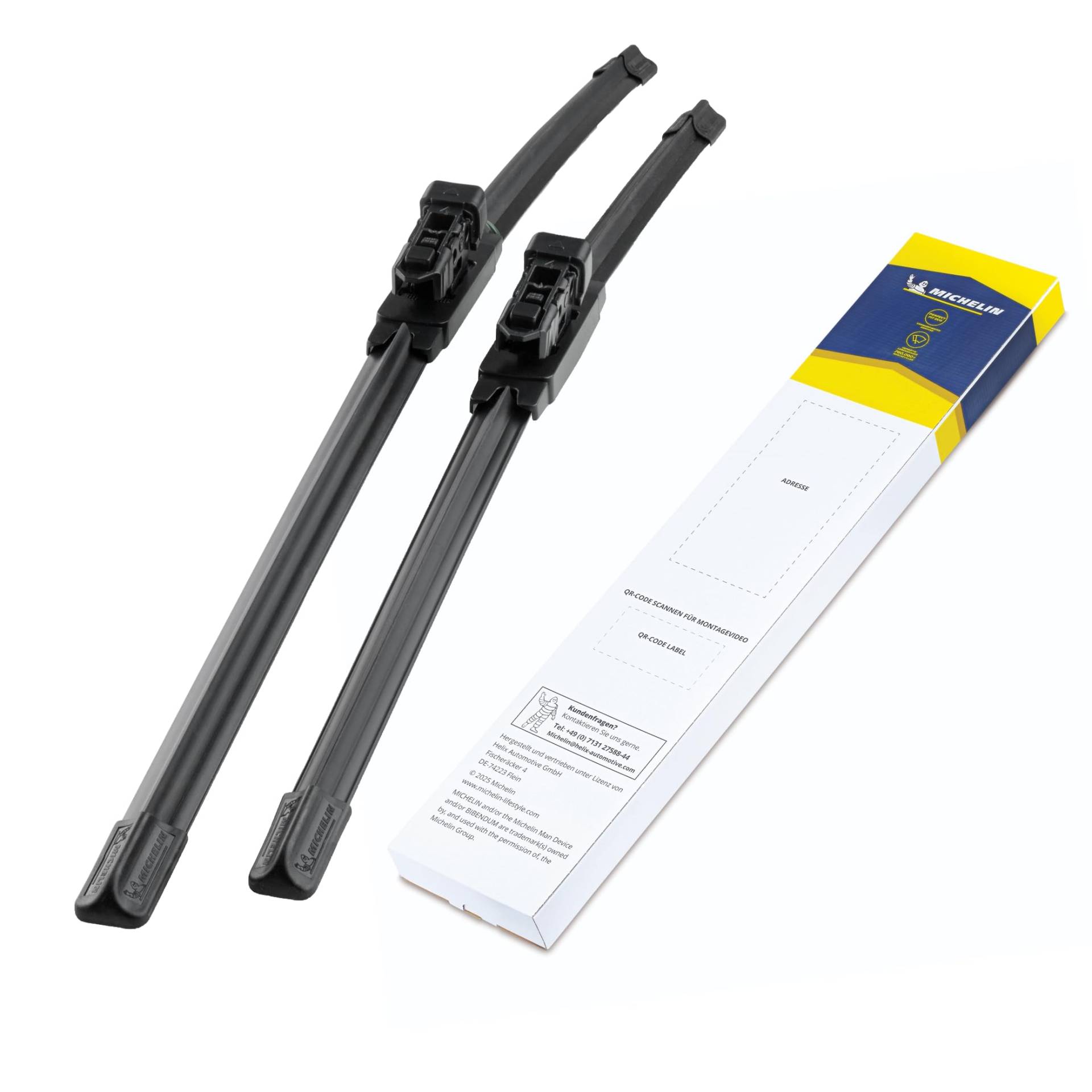 MICHELIN Perfect Fit 101 Scheibenwischer Set | VW Golf 7, Audi A3 | 650/450mm | Gelenkfreie Wischerblätter | Perfekte Passform, Geräuscharm | Nachhaltige Verpackung MICHELIN Perfect Fit 101 Scheibenwischer Set | VW Golf 7, Audi A3 | 650/450mm | Gelenkfreie Wischerblätter | Perfekte Passform, Geräuscharm | Nachhaltige Verpackung von MICHELIN