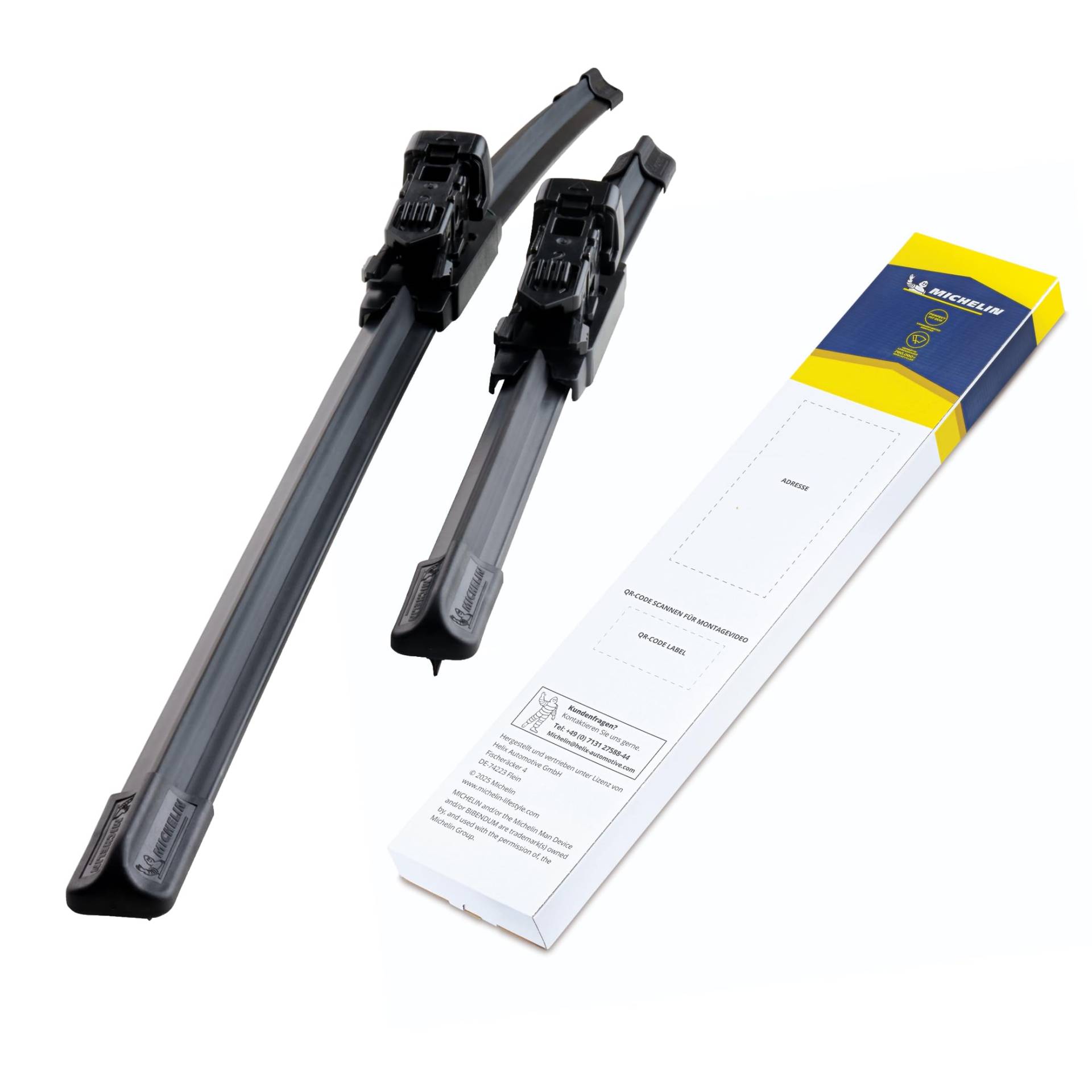 MICHELIN Perfect Fit 108 Scheibenwischer Set | FORD Kuga, Renault Twingo, Seat Ibiza | 600/400mm | Gelenkfreie Wischerblätter | Perfekte Passform, Geräuscharm | Nachhaltige Verpackung MICHELIN Perfect Fit 108 Scheibenwischer Set | FORD Kuga, Renault Twingo, Seat Ibiza | 600/400mm | Gelenkfreie Wischerblätter | Perfekte Passform, Geräuscharm | Nachhaltige Verpackung von MICHELIN