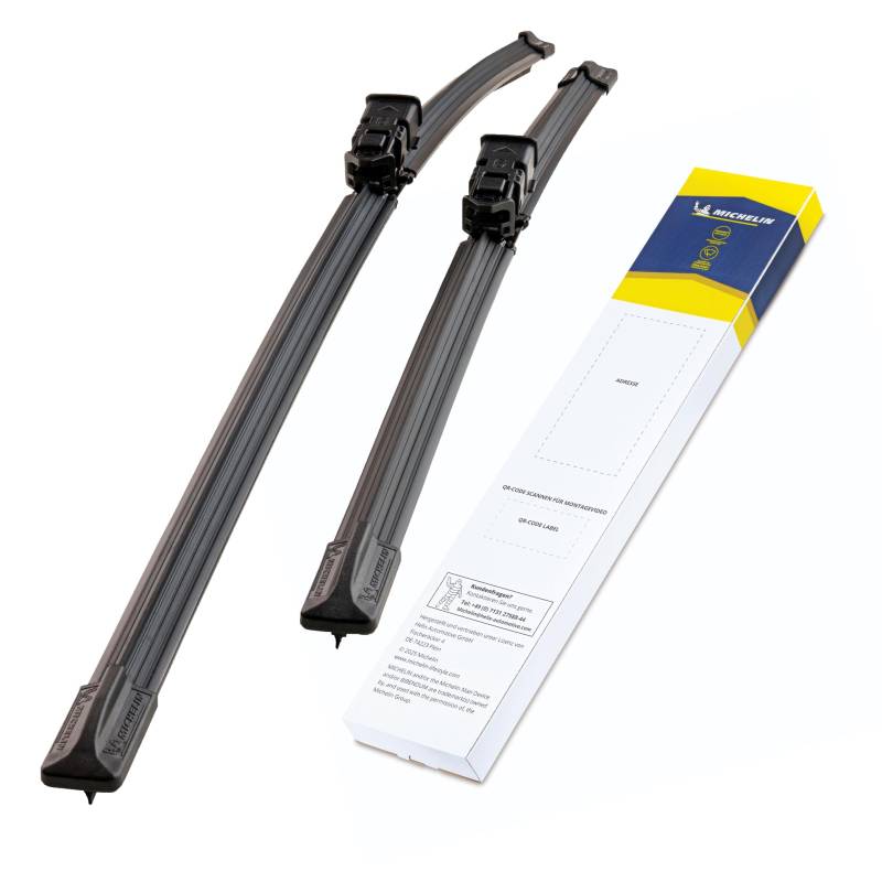 MICHELIN Scheibenwischer Set ECO189 | Skoda Kodiaq, Audi Q3 | 600/530mm | Nachhaltige Verpackung von MICHELIN