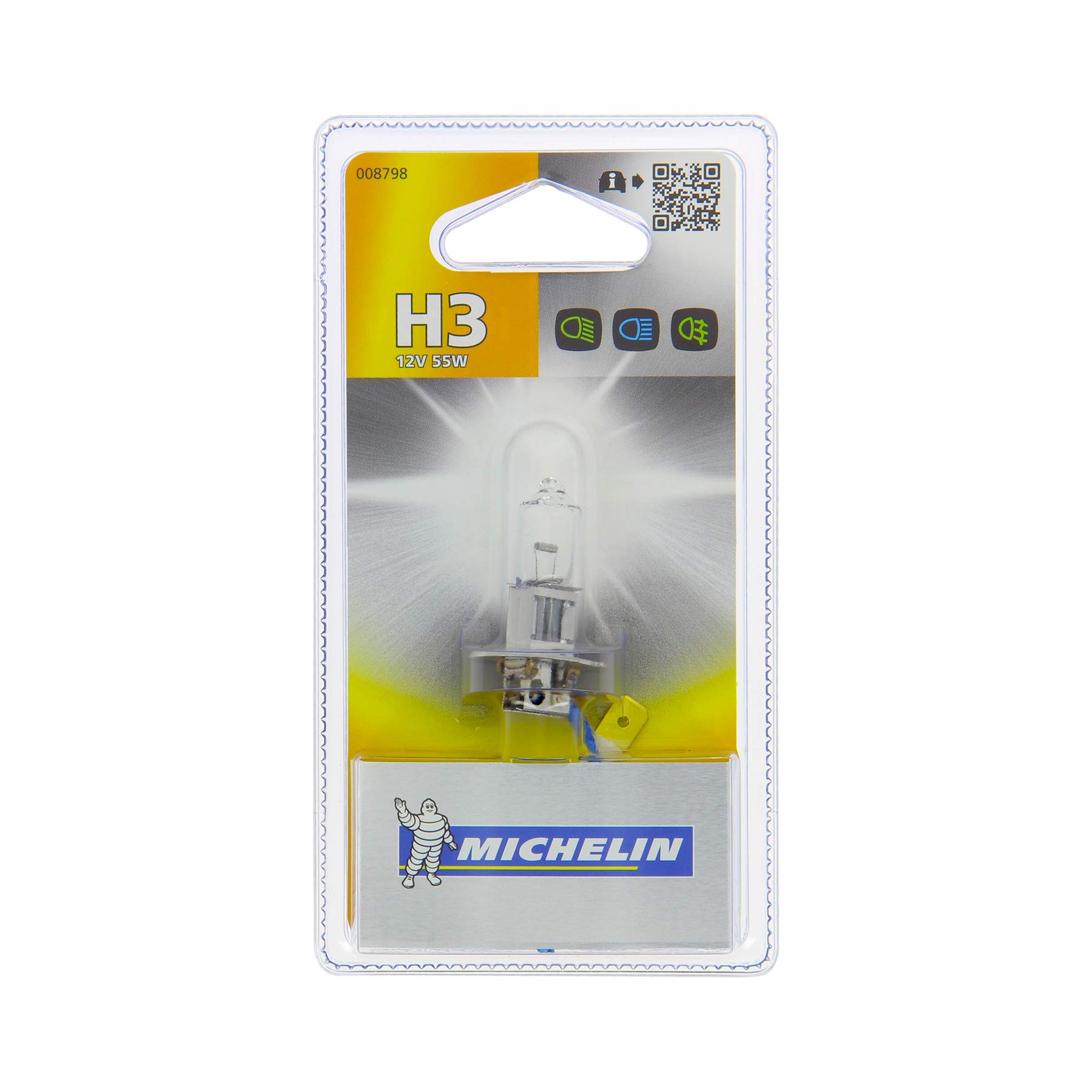 Michelin 008798 1 Leuchtmittel H3 12 V 55 W von MICHELIN