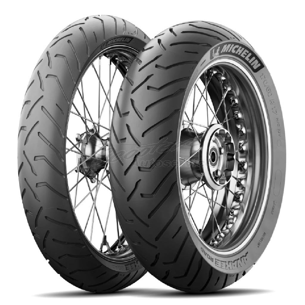 Michelin Anakee Road Reifen 150/70-17 69V | Zomerband | Scooterband/Bromfietsband | Aus hochwertigem Gummi für optimalen Grip | für den langfristigen Einsatz geeignet Michelin Anakee Road Reifen 150/70-17 69V | Zomerband | Scooterband/Bromfietsband | Aus hochwertigem Gummi für optimalen Grip | für den langfristigen Einsatz geeignet von MICHELIN