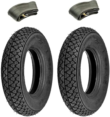Paar Reifen Reifen Michelin S83 3.00 – 10 + Paar Luftkammern 3.00 – 10 Vespa von MICHELIN