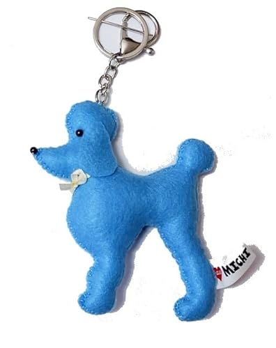 MICHI Schlüsselanhänger Pudel Hellblau - Keyring Blue Poodle MICHI Schlüsselanhänger Pudel Hellblau - Keyring Blue Poodle von MICHI