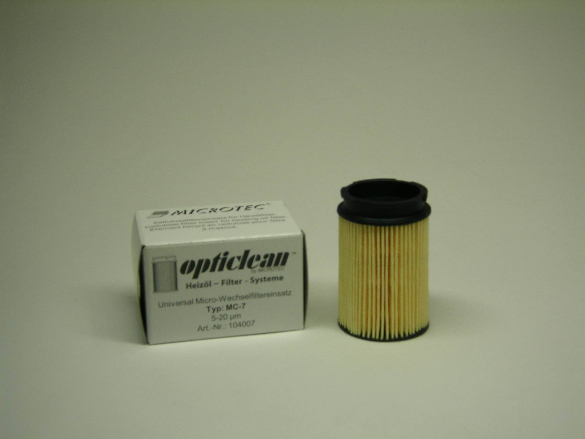 Heizölfilter Opticlean Universal Micro-Wechselfiltereinsatz Ölfilter MC-7 von MICROTEC