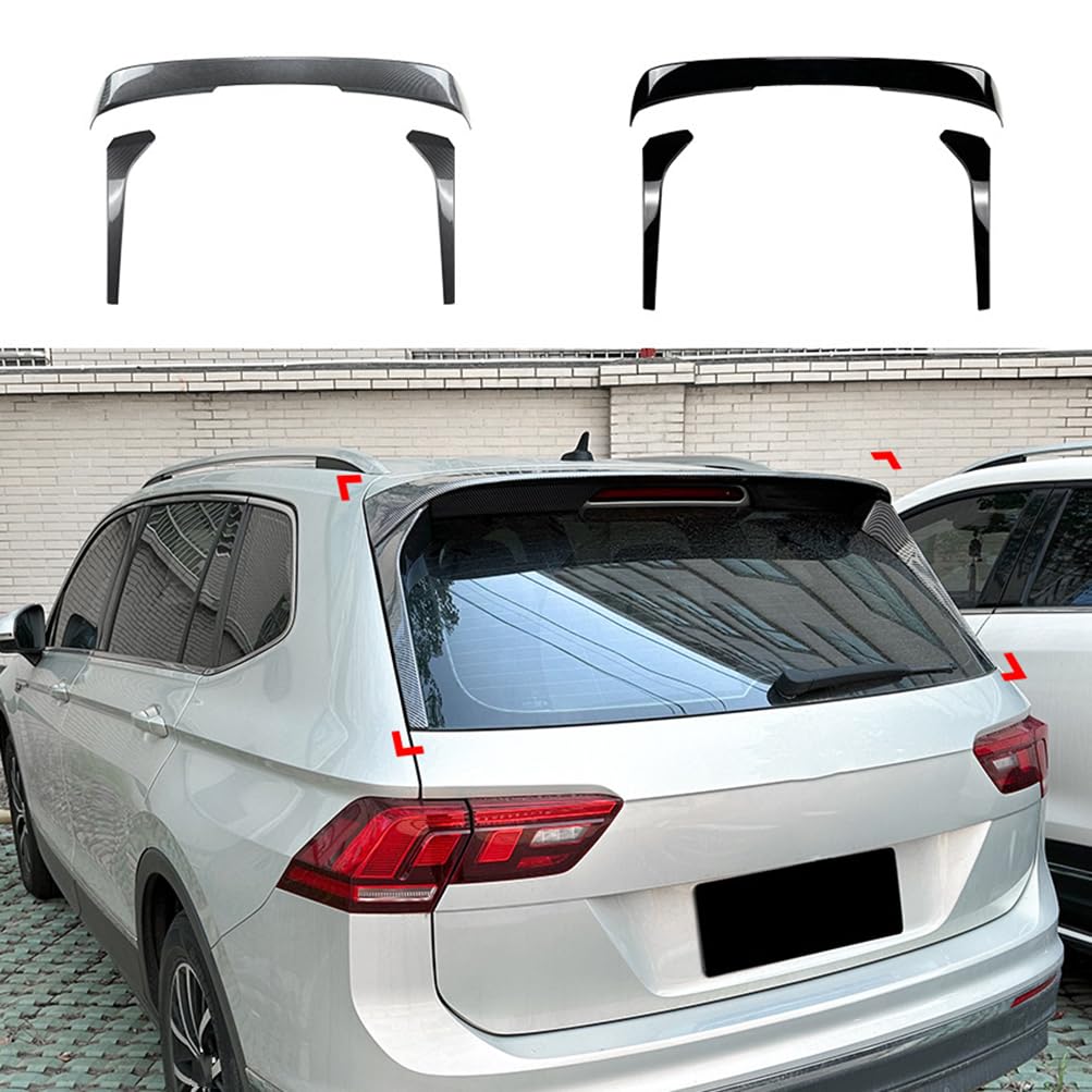 ABS Auto Dachheckspoiler Body Kit Heckscheibe Seitenspoiler Flügel Tuning für Volkswagen VW Tiguan MK2 2017–2023 Standard Change Rline,Carbon Look ABS Auto Dachheckspoiler Body Kit Heckscheibe Seitenspoiler Flügel Tuning für Volkswagen VW Tiguan MK2 2017–2023 Standard Change Rline,Carbon Look von MIELEU