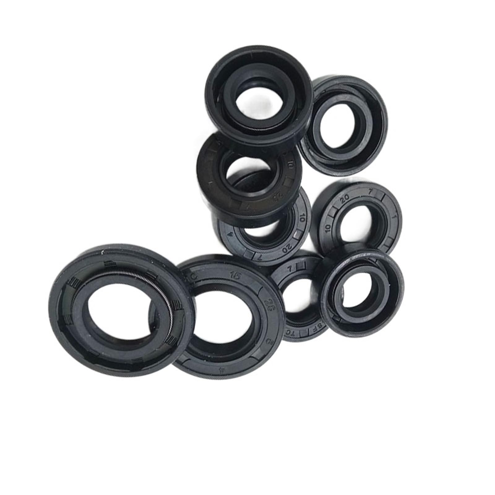 Lip seals NBR-Wellenöldichtung TC-23*30*32*34*35*36*37*38*39*40*42*43*45*47*68*4/5/6/7/8/9/10 Nitril Bedeckte Doppellippe mit Strumpfbandfeder Radial seals Rotary seals ( Size : 23x35x6mm 2pcs ) von MIELEU