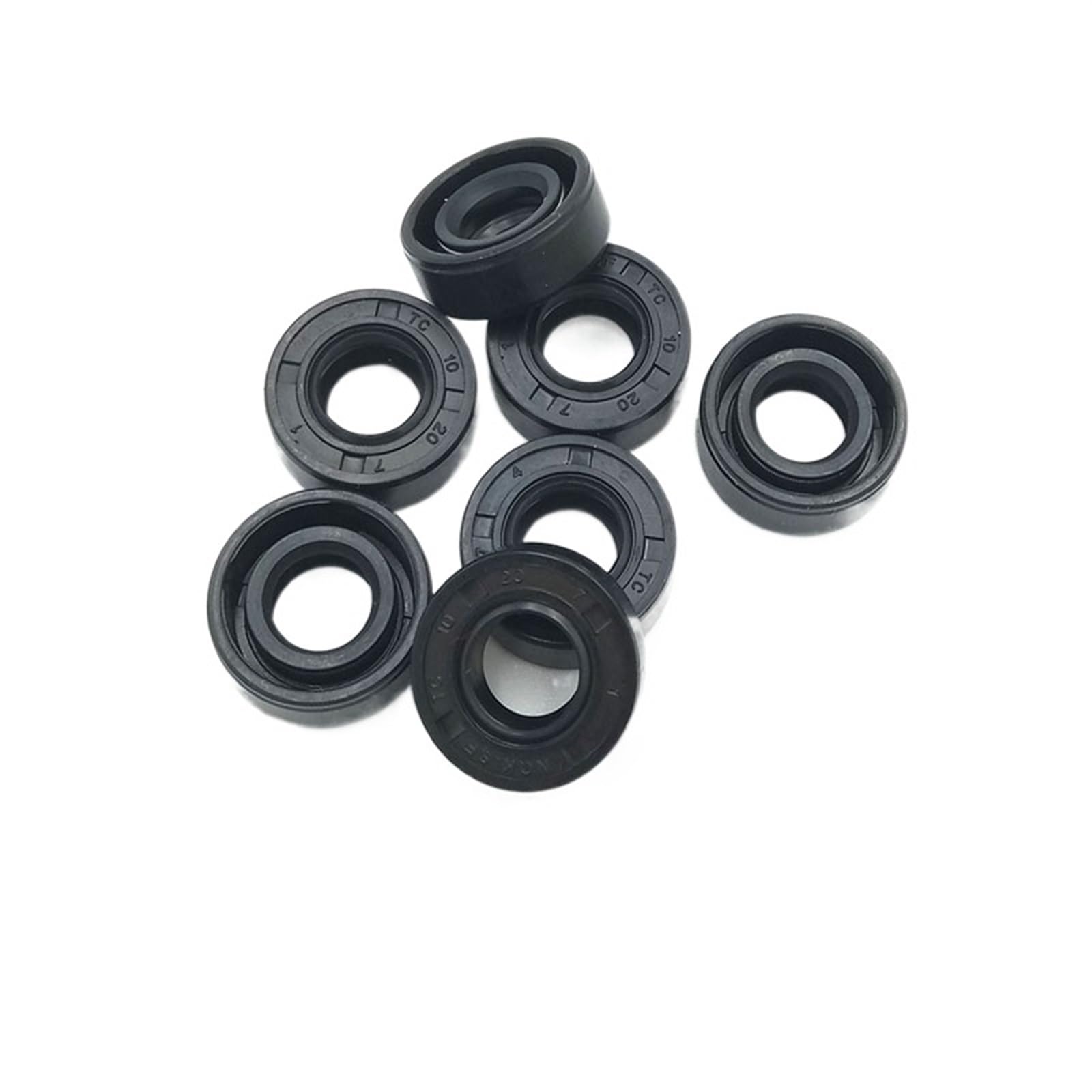 Lip seals NBR-Wellenöldichtung TC-3*9*3 4*17/18*7 4,5*15*5 4,5*16*4/7 4,5*17*7 4,5*18*7 4,8*17*7 Gummibeschichtete Doppellippe mit Strumpfband Radial seals Rotary seals ( Size : 3x9x3mm 2pcs ) von MIELEU