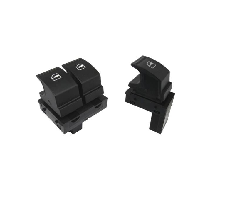 Fensterheber Für Caddy Für Touran Für Golf Für Jetta Fahrerseite Vorne Links Fenster Schalter Master Control 4 Pins Taste 2K0959857 Fensterheber Schalter(Set) von MIENAOC