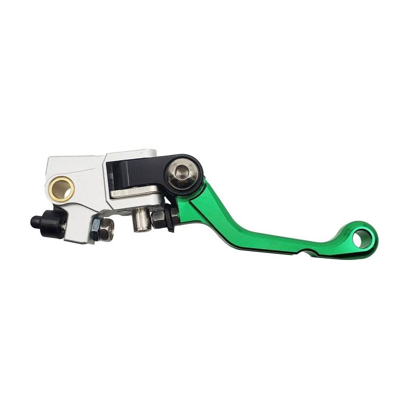 Kupplungshebel Motorrad Für CRF250R CRF250X CR250R CRF450X CRF 450R Motorrad 22mm Lenker Universal CNC Aluminium Vorderradbremse Kupplungshebel Kupplungshebel Motorrad Brems Kupplungshebel(Green Brake von MIENAOC