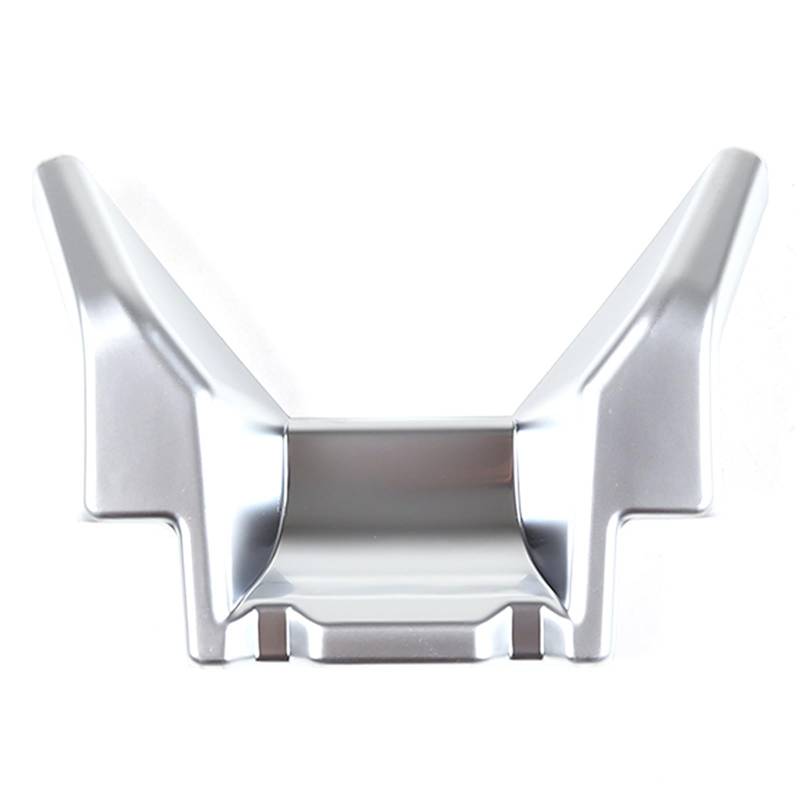 MIENAOC Autoinnendekoration Für 1 2 Serie F40 F44 2020-2024 / ABS Carbon Faser Auto Center Konsole Armlehne Box Schalter Panel Abdeckung Trim Auto deko Innenraum(Silver) von MIENAOC