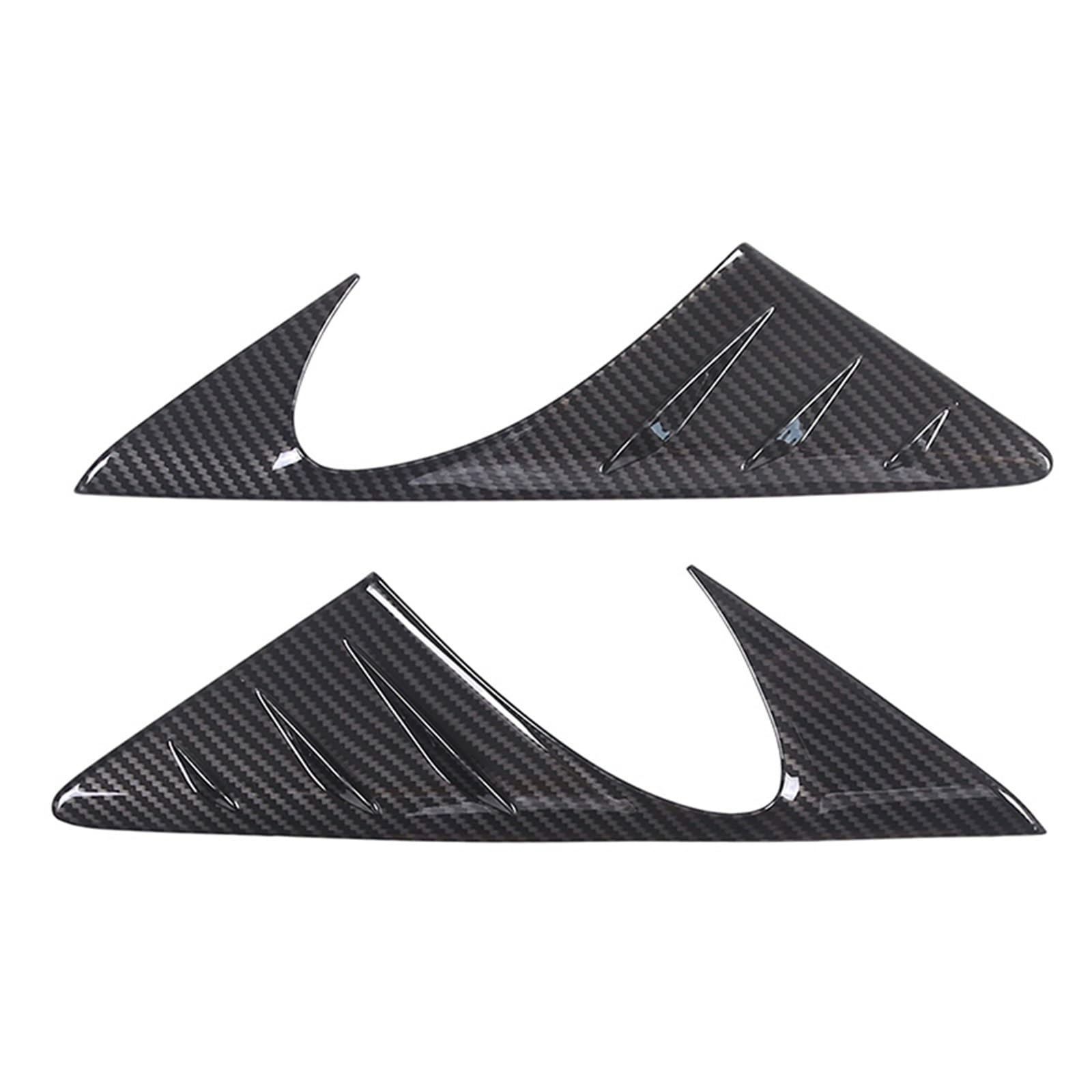 MIENAOC Autoinnendekoration Für 1 2 Serie F40 F44 2020-2024 / ABS Carbon Faser Auto Rückspiegel Seite Fenster Spoiler dreieck Abdeckung Trim Auto deko Innenraum(Carbon Fiber) von MIENAOC